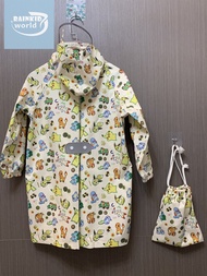 Children's Raincoat  Cartoon  Girls Boy Cycling  Hiking Primary Cloth Fabric Ripstop Nylon Canvas Taffeta  Outdoor