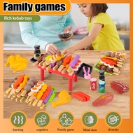 27PCS Kids Play House BBQ Grill Toy Set Cooking Toy BBQ Toy Simulation Kitchen BBQ Set
