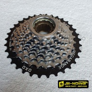 Gear Belakang Freewheel 8 Speed 13 - 34T Drat Ulir OXO MEGARANGE Sepeda MTB Federal Roadbike