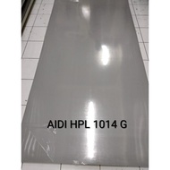 Miliki Ah-1014G Medio Grey Glossy Hpl Solid Glossy Hpl Polos Kilap Hpl