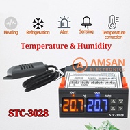 STC 3028 AC 220 Temperatur Humidity Controller Termostat hygrostat STC3028 220V Alat Pengatur Kelemb