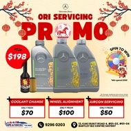 Car Servicing - Mercedes Benz Original 6L Engine Oil Service Package | 0W20 5W30 5W40