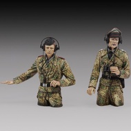 1/16 WW2 tank crew, Resin Model figure soldier, WWII Military themes, Unassembled and unpainted kit