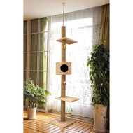 【READY STOCK】 Cat Tree cat jumping platform cat toy cat grabbing post cat tower Cat Climbing Tree Ceiling Cat Tree