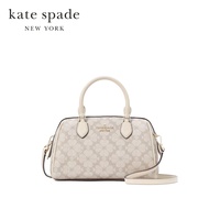 Kate Spade New York กระเป๋าสะพายข้างรุ่น Spade Flower Small Dolly Duffle KG483 250 สีครีม