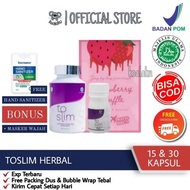 To Slim Toslim Herbal Jamu Pelangsing Herbal Diet Detox 1 botol isi 15