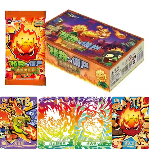 KAYOU Genuine Plants Vs. Zombies Card Amazing Nature Journey Fusion Evolution Super Powerful Attack