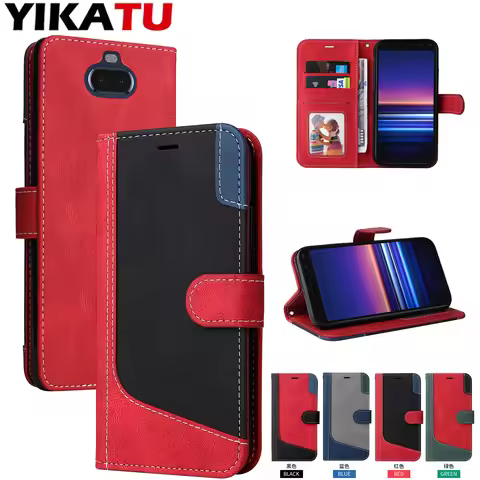 Magnetic Leather Wallet Case For Sony XPeria 20 10 VI 2024 10 V XPeria 10 iii 5 V Xperia 1 VI 1 ii F
