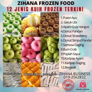 🔥HOT MURAH🔥12 JENIS KUIH FROZEN PUTERI AYU,APAM GULA HANGUS, GETUK UBI,POPIAH SAYUR,KARIPAP DADING/A