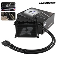 Black 25 Row Oil Cooler Adapter w/ Bracket Kit For BMW 3 Series N54 Engine Twin Turbo 135i E82 335i 