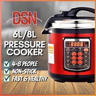NEW DSN 6L / 8L Electric Pressure Cooker Rice Cooker Presure Multifunction Periuk Tekanan 15 Button / 20 Button