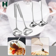 Homyl 4Pcs Sauce Ladle with Pouring Spout Cooking Tool Sturdy Sauce Drizzle Spoon