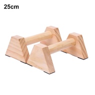 【NebulaCraze】 Wooden Parallel Bars Stable Push Up Stands Impact Resistant Pair