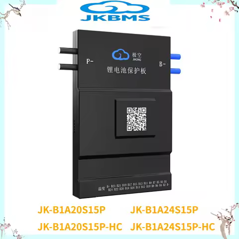 JK BMS JK-B1A20S15P 1A BALANCE CURRENT HET CAN BMS 150A BT 20S 24S 60V 72V Li-Ion Lifepo4 Battery St