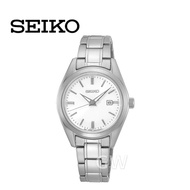 SEIKO Quartz Silver White Dial Stainless Steel Women’s Ladies Watch SUR633P1 Japan [Jam Tangan]