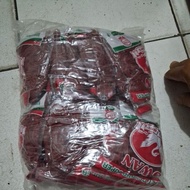 MERAH [10Pcs] Red Rubber 100gmx10=1 kilo