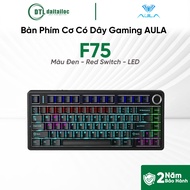 AULA F75 - F7513 Wired Mechanical Gaming Keyboard Black Red Switch LED | Genuine Genuine |