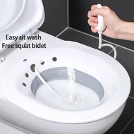 【Ship From Klang】PP Gynecology Sit Bath Tub Hip Basin Bidet Pregnant Women Hemorrhoid Portable Bathtubs bidet sitz bath