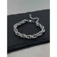 gelang tangan perempuan gelang titanium anti karat original gelang titanium Ins Twist Diamond Titani
