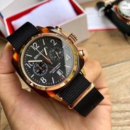 代購 Briston手錶 明星同款布里斯頓男女同款計時防水石英錶 黑色尼龍錶帶男錶女錶 情侶對錶