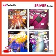 ORIGINAL Butterfly Sriver FX G2 G3 EL • Ready Stock • Rubber Good Quality Table Tennis Ping Pong Spo