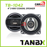 TANBX TB-1042 | 4" Coaxial Speaker 250W | 3-Way Coaxial Speaker | TANBX Speaker 4inch Car Speaker Tw