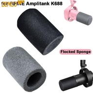 [DEMO3] Professional Flocked Sponge Foam Mic Windscreen Cover for FIFINE Amplitank K688 Recording St