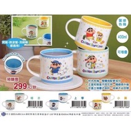 正版授權 7-11限定 蠟筆小新 小新 小葵 疊疊杯 馬克杯 玻璃杯 咖啡杯 飲料杯 飲水杯 單耳杯 陶瓷杯 杯子 水杯