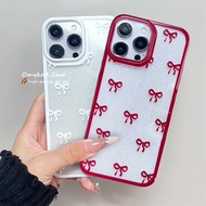 for Vivo INS Wine Red Bow Casing for Vivo Y21 Y21T Y21S Y33T Y33S Y20 Y20i Y12S Y20s Y22s Y15 Y12 Y0