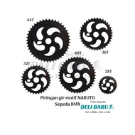 Delibaru NARUTO motif gear plate 28T 32T 36T 40T 44T BMX bike direct gear crank