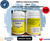 FERN-D CHOLECALCIFEROL 60'S