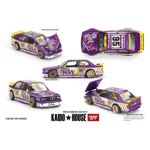 Kaido House MINIGT 1:64 Nissan Skyline GTR R34 HKMG197 BMW Toyota AE86 Alloy Premium Diecast Car Mod