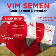 20pcs Semen extender for boar vim semen extender viddavet semen extender for pig semen boar extender