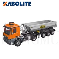 NEW KABOLITE 1/14 Scale 5801 RC Metal Tractor Truck With Trailer 4x4 RC Toys Painted Assembled Cars 