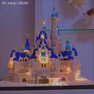 NoCompatible with Lego small particle building blocks, high difficulty Disney castle Taj Mahal girl assembling building