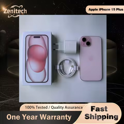 99% new iPhone 15 Plus 128/256GB ROM 6GB RAM Dual eSIM 6.7" OLED Face ID NFC A16 15Plus 15plus 5G Ce