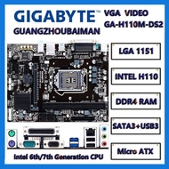 GIGABYTE GA-H110M-DS2 / s2h /s2ph / ds2v ddr3 LGA 1151 DDR4  Intel H110 PCI-E3.0 Micro ATX Intel Mot