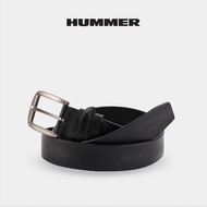 Hummer Men Leather Tongue Buckle Belt