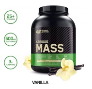 Optimum Nutrition  Serious Mass - Weight Gainer 6 Lbs. เวย์โปรตีนเพิ่มน้ำหนัก เพิ่มกล้ามเนื้อ