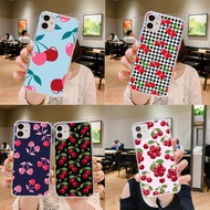 Y-91 delicious cherries Silicone TPU Case Compatible for Huawei Nova 5T Y5P 2I Y8S 4E P20 P30 3I Lite Pro Cover Soft