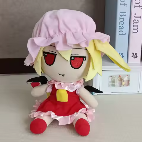 TouHou Project Plush Dolls 20cm Fumo Flandre Scarlet Plush Toys Cute Soft Stuffed Stuffed Dolls Anim