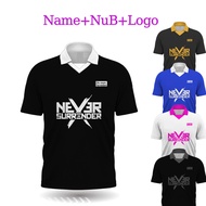 (DIY Custom Name) Jersey RETRO COLLAR VIRAL HIGH COUNCIL HC BLACK VOLUME 1 STOCK Baju Raya Baju Jersey Viral SHIRT Jersey