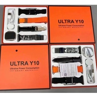 [Mega Borong ] Y10 Ultra 4 in 1 Smartwatch Bracelet Heart Rate Tracker Bluetooth PK T800 Watch8 S8