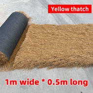 Yellow Artificial Straw Roll for Tiki Bar Hut Patio Party Palapa  Resort beachThatch Roofing Decorat
