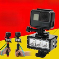Action Camera Waterproof LED Fill Light 30m 潛水補光燈 運動相機防水補光燈, 連內置電池配件 GoPro Insta360 DJI