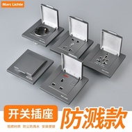 Type 86 concealed one-open 13A multi-three-hole so 86 concealed one open 13A multi-three-hole with W
