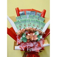 Bouquet duit / coklat / buah