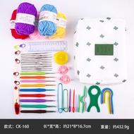 Beginner Yarn Crochet Set Handmade Doll Knitting Tool Set Knitting Needles Crochet Hooks Yarn Access