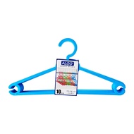Algo Anti-Slip Clothes Hanger 10P Set Blue