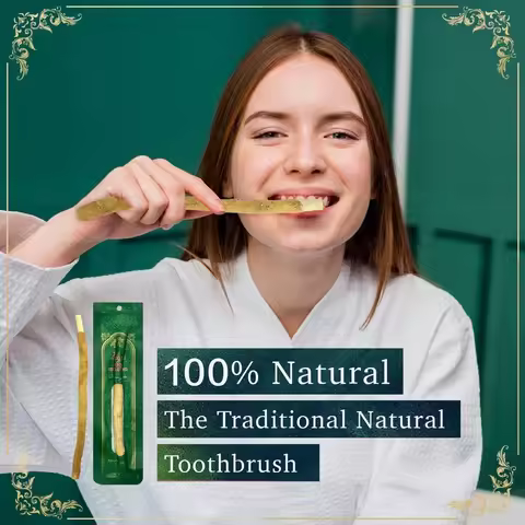Creative Natural Branch Miswak Toothbrush Stick Portable Traditional Natural Toothbrush For Teeth Or